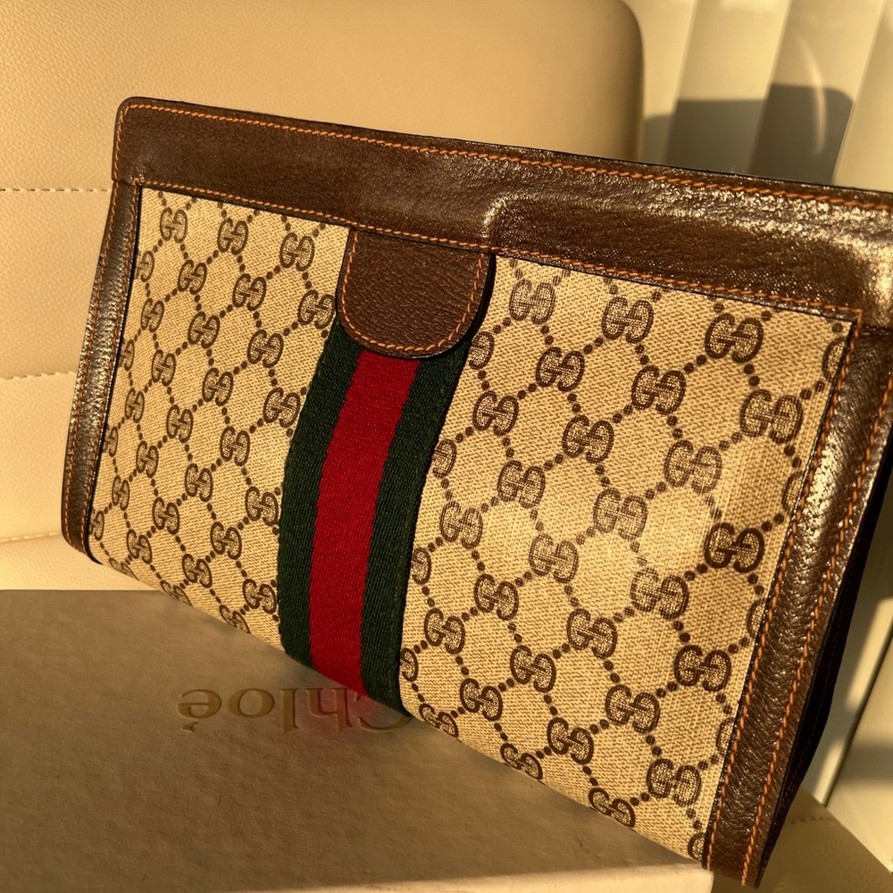 COPY - Authentic Gucci vintage GG ophidia clutch - Picture 5 of 9